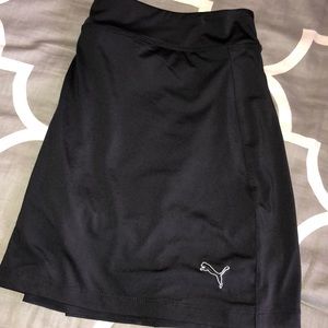 Black Puma Golf Skirt